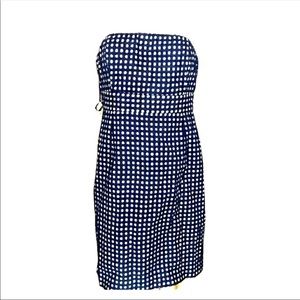 Vineyard Vines Navy summer strapless dress